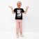 Children's T-shirt "Minnie" Minnie Mouse, height 122-128, black color