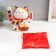 Pendulum ceramics "Mani-Neko as a source of well-being" from batteries 16x23x19.5 cm