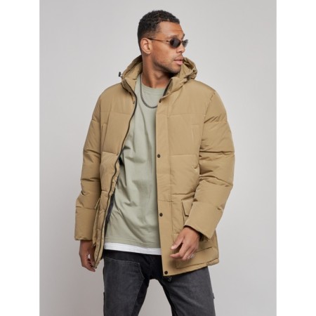 Male winter park, size 48, beige color-6