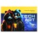 Album for drawing A4, 24 sheets on the paper clip, cardboard cover, offset block 100 g/m2, mix