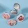 Folding mirror “Beauty”, with an increase, d 7 cm, MIX drawing