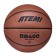Basketball ball atemi, size 6, synt. PU leather, 8 panels, BB400N, district 72-74, glued
