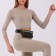 Lightning waist bag, reflective elements, khaki color