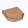 Pizza box, brown, 21 x 21 x 4 cm
