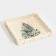 Box for confectionery products with PVC cover "Christmas tree", 21 x 21 x 3 cm, new year