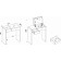 Folding table "SP-22", 724 × 356 × 740 (1080) mm, mirror, white color