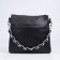 Bag Cross-Bodi with a zipper, black color