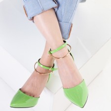 Women's shoes, light green color, size 36