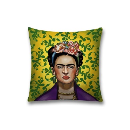 Decorative pillowcase "Simply Frida", on a zipper, size 45x45 cm