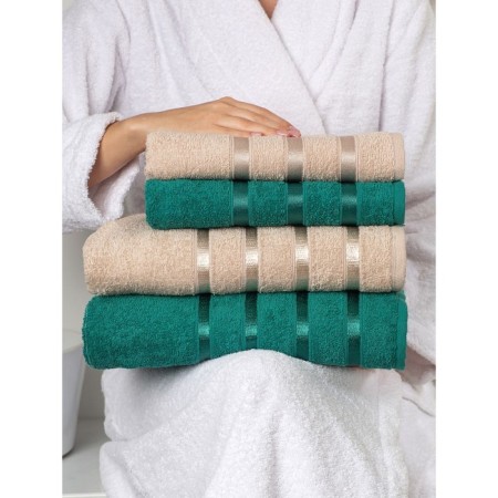 Set of terry towels Oasis, size 50x80 cm - 2 pcs, 70x130 cm - 2 pcs-4