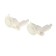 Holder on a suction cup with a clip for a lamp, ritter, white, 2pcs