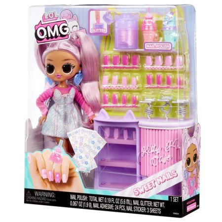 Doll "Kitty", L.O.L. Surprise! OMG Sweet Nails, with accessories-9