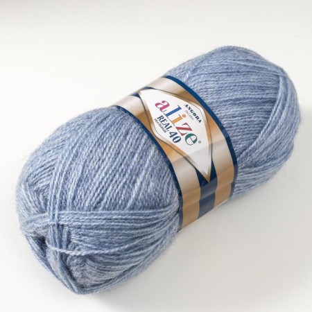Yarn "Angora Real 40" 60% acrylic, 40% wool 430m/100g (221 St.-1