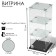 Table window, 2 shelves, 300 × 300 × 700, chipboard, glass color gray