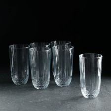 Set of glass glasses Diony, 6 pcs, 345 ml
