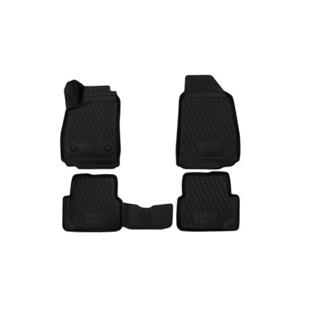 3D mats in the salon for Ravon R4 2016-2020, 4 pcs.