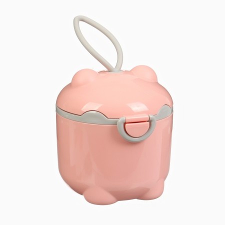 Container for storage of baby food, 250 ml., Pink color