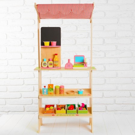 Game set "Play the store", wooden products in the set-7