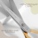 Portnovsky scissors, self -substituting, 8 ’’, 20 cm, gold color