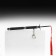 Souvenir weapon suspended mini "anime sword", keychain, 21 cm, black