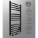 Electric towel Indigo Attic, 1000x500 mm, timer, hidden installation, black