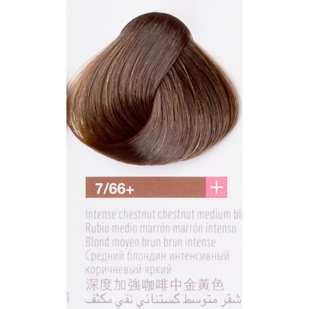 Lakme Collage+ Cream-Color, tone 7/66+ Middle Blond intensive brown bright, 60 ml