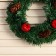 New Year's Wreath D-19 cm "Cozy fairy tale" Apples cones