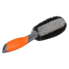 A brush-brush for washing with hard bristles and rubberized pen 29 cm, abin010