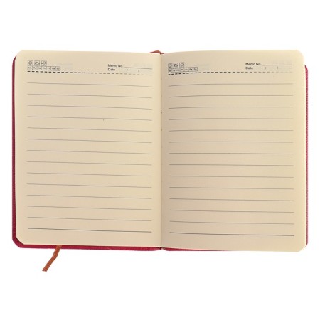 Deliciper of Leduced A6, 120 sheets in a ruler, PVC cover, mix-4