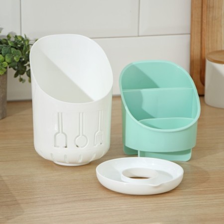 Table for cutlery shares, 3 compartments, 12 × 12 × 9 cm, color mix-6