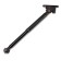 Gazlift 100n Cappio, with a closer, silent opening/closing, black, with additional. protection