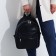 A backpack with a zipper, Medvedkovo, an outer pocket, a dark blue color