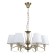 Ceiling light Gerhort G11096/6AB WT, 6x40W, E14, 73x66x66 cm, bronze color