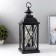 Nightlight "Lantern with a lamp" black from batteries 35x13.5x13.5 cm
