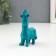 Souvenir Polystone 3D "Horse-Humpbacked" Blue 12x3.5x9.5 cm