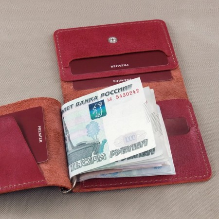 Z-907-45 purse with a clamp Z-907, Red Crek-45-4