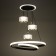 Lamp with PDD "Rimini" LED 96W 3000-6000K Black 50x50x14-114 cm