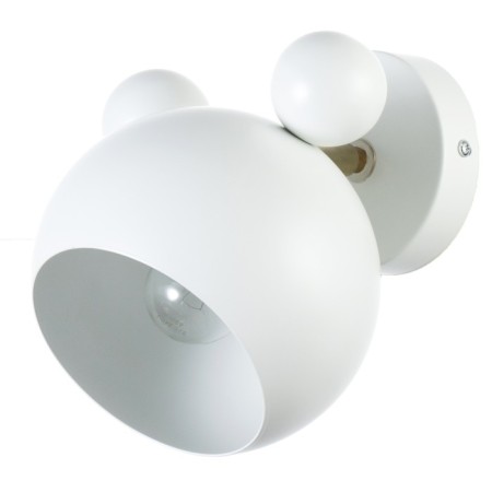Bra "Barney" E27 40W white 20x20x20cm