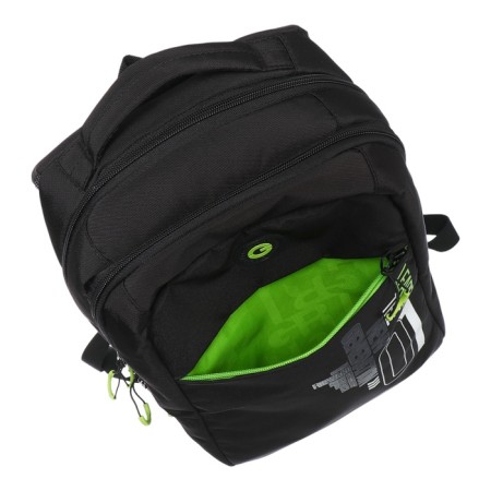 School backpack, 39 x 26 x 19 cm, Grizzly, ergonomic back, laptop department, black-7