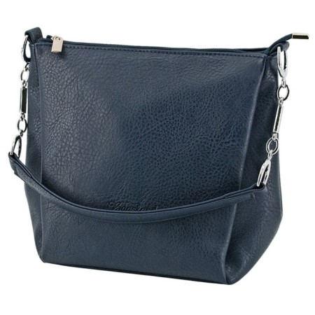Women's bag B2787-03110, dark blue color, artificial leather, 19x10x23 cm