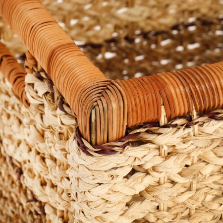 Wicker basket, 60x40x40 cm, algae, corn sheet-4