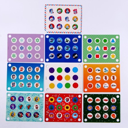 New Year's board game Memory "New Year"-5