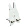 Organizer-Claus desktop DEVENTE. Elrix 24.5 x 15 x 25.5 cm, MDF, white, cardboard box