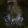 Garden lamp on the sunny battery "Hoop", 15 LED, glow white glow