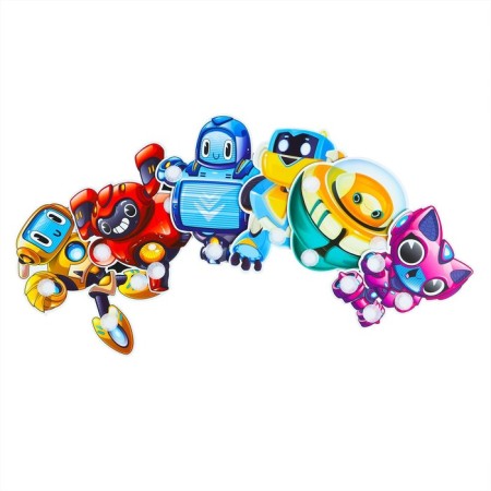 Velcro game "My robots"-3