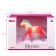 Figure "World of Fantasy: Fairytale red-yellow horse"