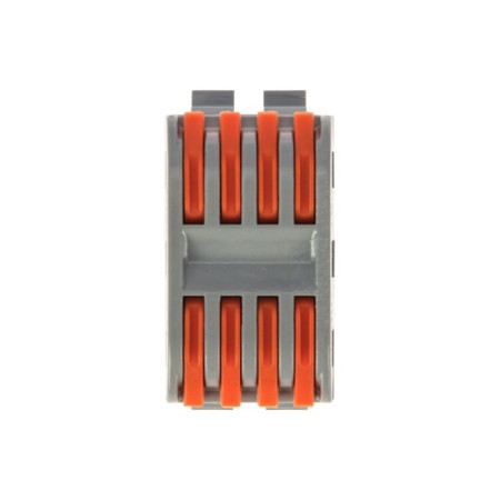 Terminal of QMS 222-424D Proeler 4-pole, with a mount on a DIN-rack (0.08-4 mm²) gray (50 pcs./Union)-3