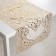 Openwork napkin for the table "East", 84 × 40 cm, PVC, gold color