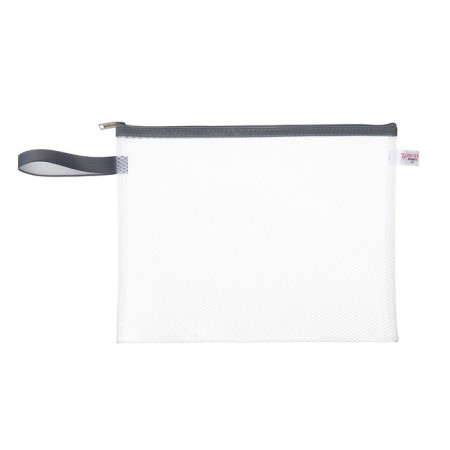 Lightning folder with a4 format, with a pen, water-repellent, 350 md, gray