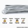 Paracord 550, gray, D - 4 mm, 10 m